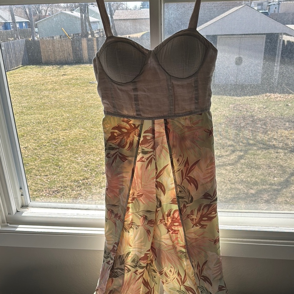 Floral Spaghetti Strap Pantsuit
